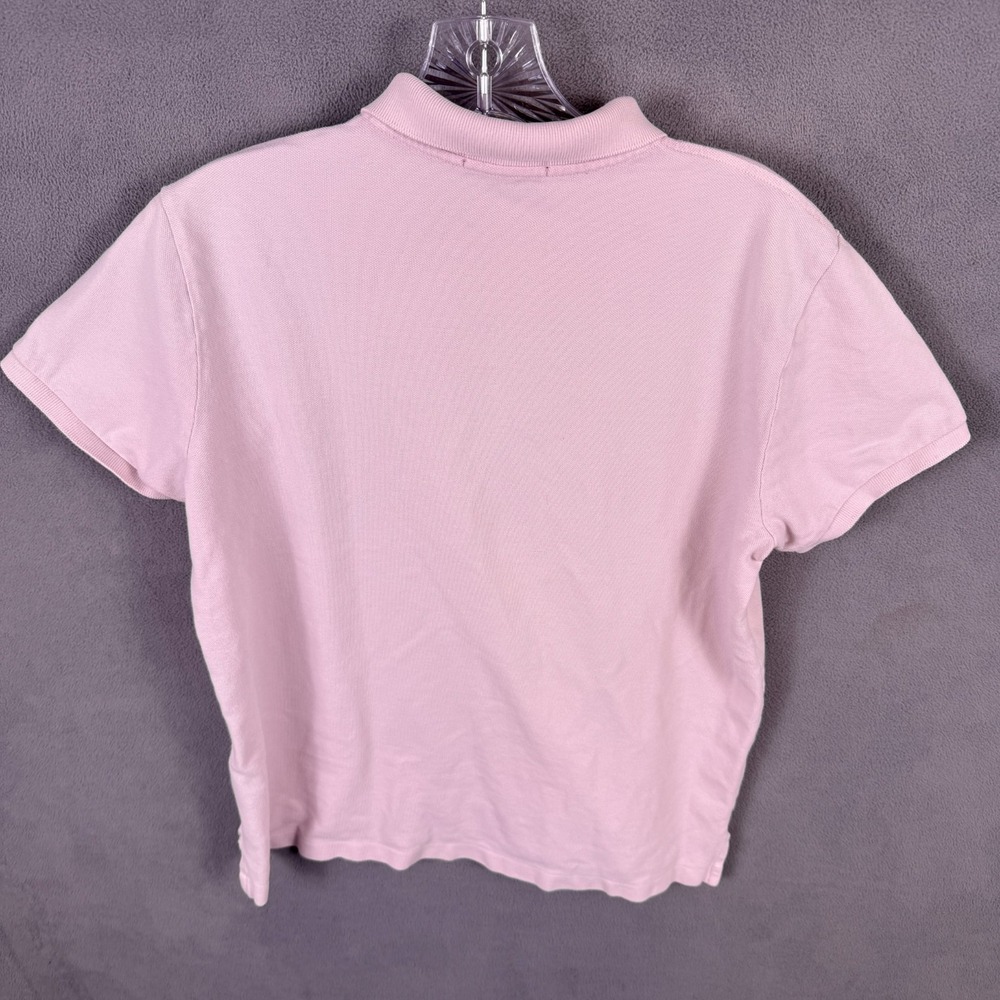 Lot of 2 Ralph Lauren Womens Polo Shirts Size L Collared Golf Preppy Summer Cute - Picture 8 of 11